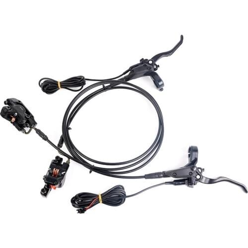 Hydraulic Disc Brake Assembly Set with Power Switch for Folding Bike Electric Scooter FK88