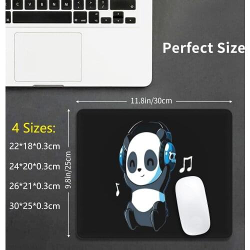 Panda Listens Classic Mouse Pad 1190 Panda Sushi Panda Express Samsun Galaxy Best Selling Panda