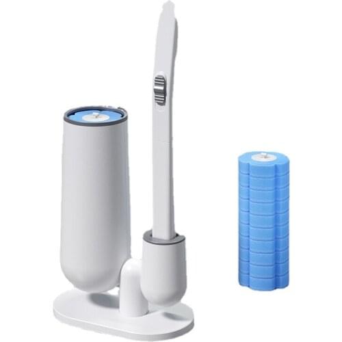 Beautiful Disposable Toilet Brush No Dead Ends White Household New Toilet Brush Set Cleaning Wc Pinsel Acessorios Wc BF50TB