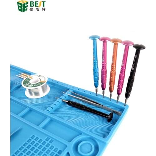 BEST S-180A1 55 * 35 CM Maintenance Platform Insulation Magnetic Repair Pad Soldering Silicone Heat Resistant Table Mat