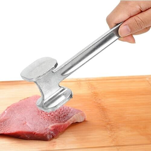 Meat Tenderizers Knock-sided Hammer Steak Tenderizer Double-sided Cookware Aluminum Alloy Meat Pounders Cooking Tools