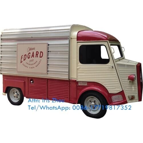 New Street Catering Trailer Food Truck Mobile Kitchen Vending kiosk Coffee Bubble Tea Ice Cream Cart Electric Vintage Vehicle