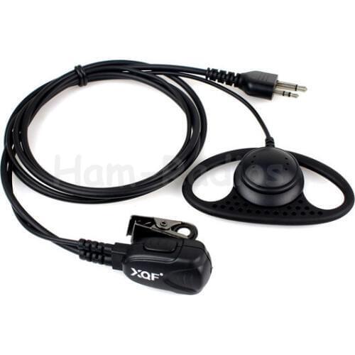 New D-Shape Earpiece Headset PTT MIC for Midland Radios LXT GXT 75-810 75-786 75-785 75-510 75-501 Alan Midland