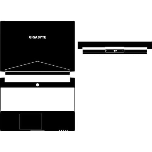 Laptop Carbon fiber Vinyl Skin Sticker Decal Cover for GIGABYTE Aero 15 15X 15.6"