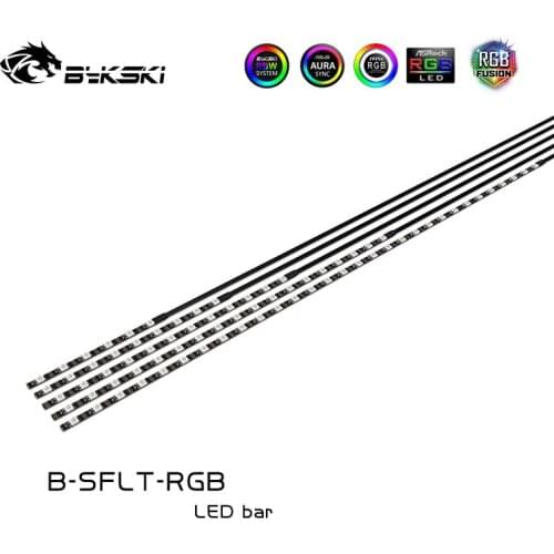 Bykski 12V RGB Non-waterproof Soft Strip / LED Light Strip use for CPU Block /Pump Replacement waterways board replace D-RGB