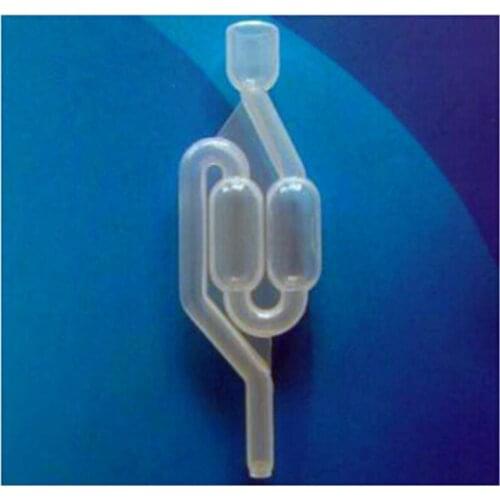 1Pc Air Lock Bubble Grommet Exhaust Water Seal Valve With Cork Beer Wine Making