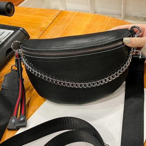 100% Genuine Leather women Messenger bag Designer Chain Cowhide Women Handbag Womens bag small Fashion Female Shoulder Tote Bag