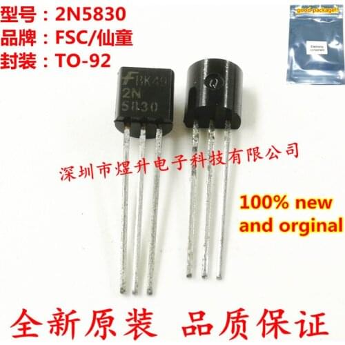 10pcs 100% new and orginal 2N5830 TO-92 in stock