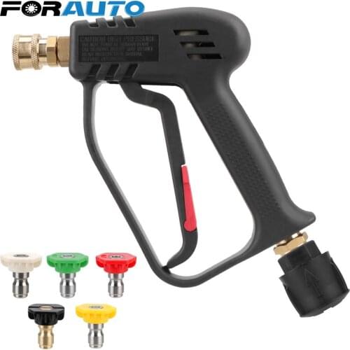 4000PSI For Karcher/Nilfisk with 5 Quick Connect for Car Cleaning M22 14MM Cleaning Water Gun Color Nozzle Kit High Pressure