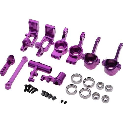 Aluminum Steering Upgrade Parts for HSP 94111 94188 1/10 RC Buggy Truck Car