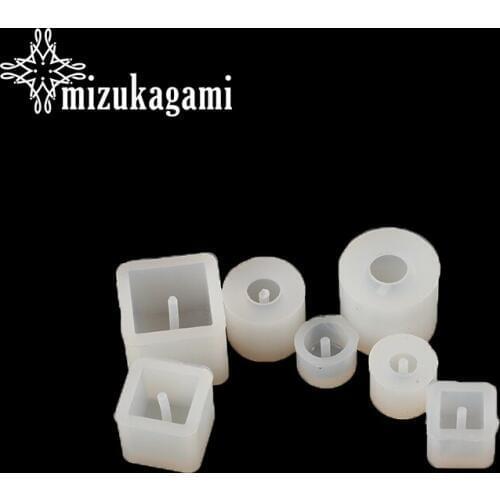 Liquid Silicone Mold UV Resin Jewelry Ball Shape & Square & Cylinder Beads Mold Resin Molds For DIY Making Jewelry