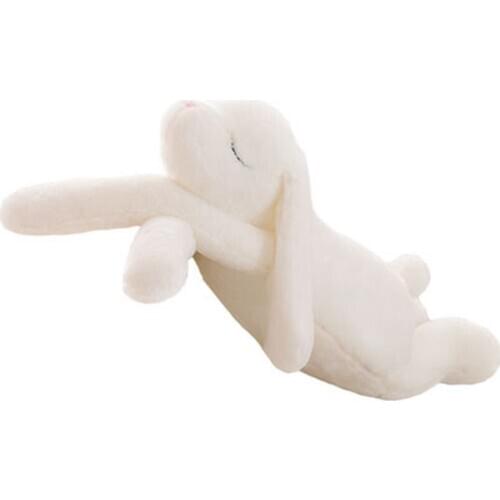 Dorimytrader Korea 120cm Giant Plush Soft Animal Longer Ears Rabbit Toy Cartoon Sleeping Bunny Doll Gift Free Shipping DY61190