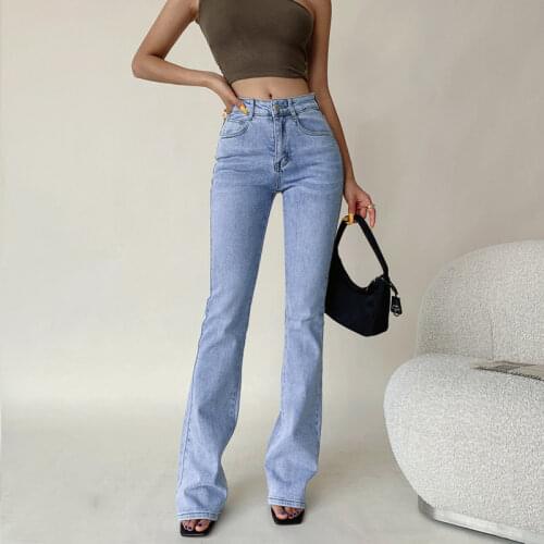 LIBIELIY Women's Flared Jeans