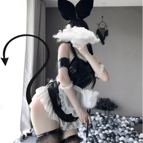 Sexy Cute Bunny Girl Faux Leather Material Rabbit Woman Set Good Quality Can Wear Out To Comic Show Kawaii Cosplay Bunny Costume