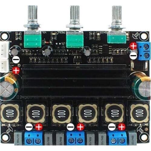 Assembly TPA3116D2 High Power HIFI Digital 2.1 Subwoofer Power Amplifier Board DC10-25V Computer Accessories