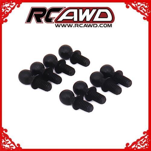 8pcs Ball Stud Pivots Ball Head Screws Fastener Bolt For Rc Hobby Model Car 1/18 Wltoys A959 A969 A979 K929 A580041
