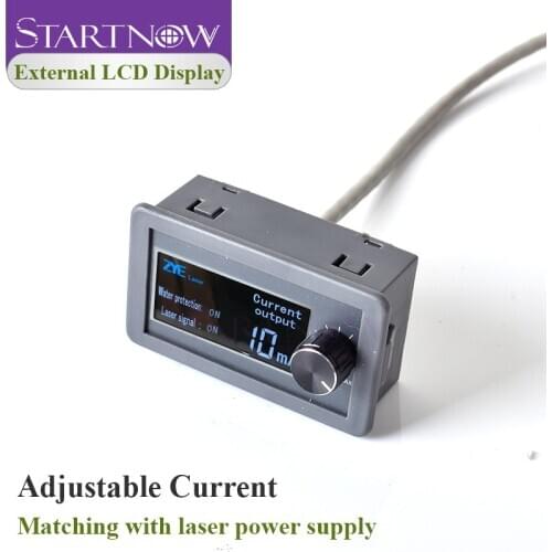 Startnow CO2 Laser Power Supply External LCD Display Device Monitor to Test the Current of DIY MYJG Series Screen Spare Parts