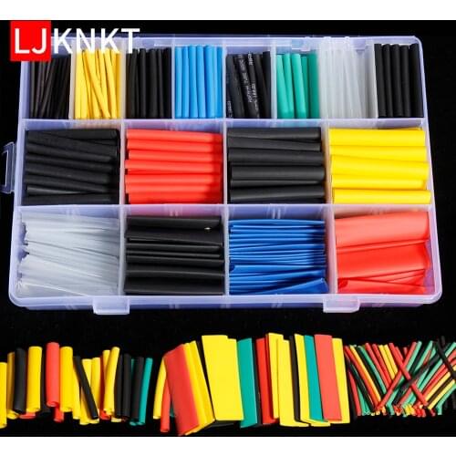 Heat Shrink Sleeving Tube Wire Cable Wrap Electrical Connection Mixed Color Assortment Kit protection insulated bushing