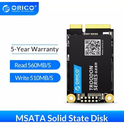 ORICO M200 mSATA SSD 128GB 256GB 512GB 1TB SATA Internal Solid State Hard Drive 6Gbps 3D NAND SSD For Desktop Laptop