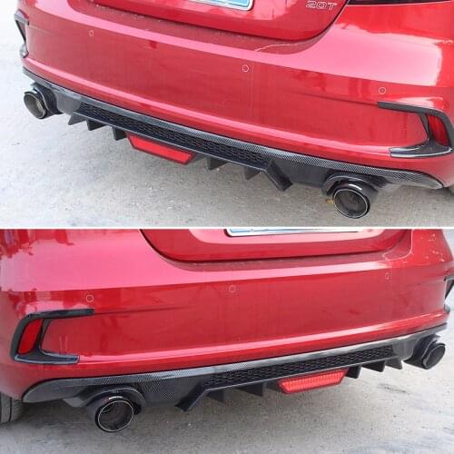 For MG6 2017 2018 2019 2020 Rear Spoiler Rear Surrounding Tail Throat Rear Lip Caudal Lip Exhaust