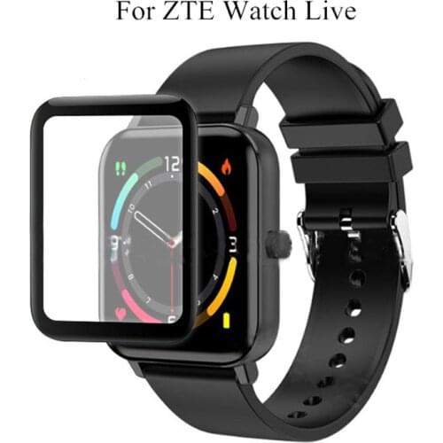 3D FULL Coverage Protective Film For ZTE Watch Live Watch Screen Protector Soft HD Clear PMMA+PET Anti-Scratch Film Not Glass