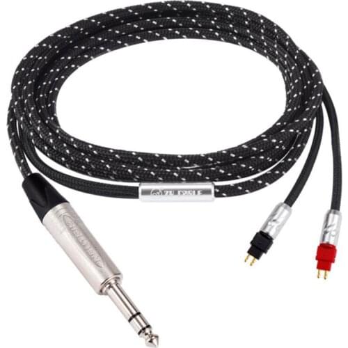ZY-005 Fanmusic Cable Four-core twisted pair single crystal copper headset upgrade cable 2.5M for HD600 HD650 HD660S