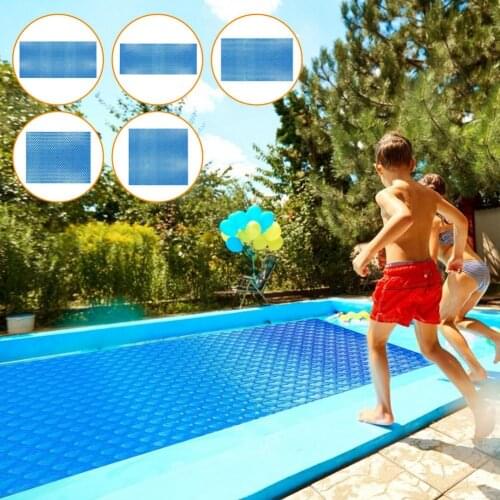 1PCS Pool Cover Rectangle Solar Tarpaulin Swimming Pool Protection Cover Heat Insulation Film Outdoor Swimming Pool Accessories