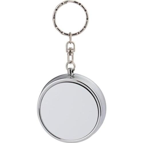 10pcs Sublimation DIY White Blank Ashtray Shaped Keychain