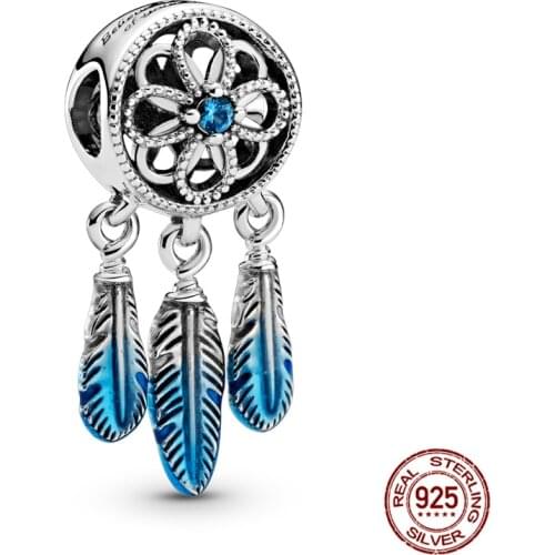 100% Real 925 Sterling Silver European Glass Beads Beads Charms Fit Original Design Bracelets DIY Jewelry Making For Women