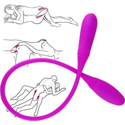 7 Speeds Rechargeable wearable Vibrator Egg Double Head Dildo Bullet vibration Anal Butt Plug Adult Sex Toys For Couples Women