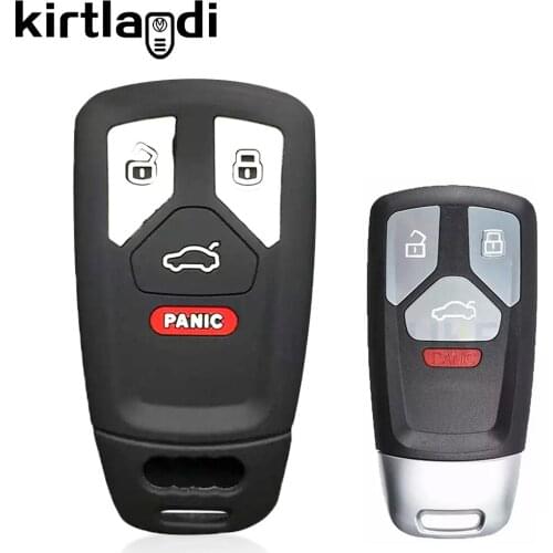 Car Key Cover Case Holder Shell for Audi A3 A6 A5 S4 S5 A4 B9 Q7 A4L TT TTS RS 8S 2016 2017 2018 Accessories Fob Skin Protection