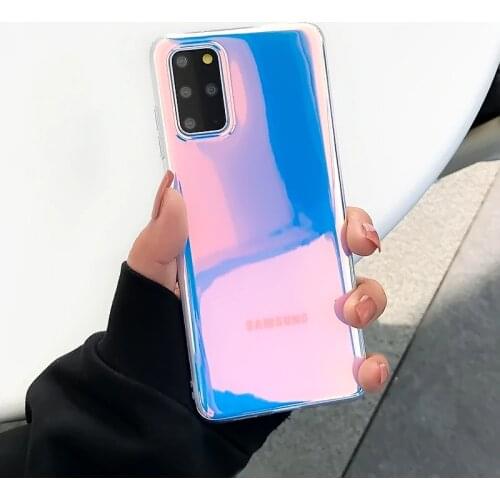 Colorful mirror for Samsung Galaxy S21 note20ultra case S20 S10 s9plus note8 9 10pro Galaxy Z flip 2 folding case a21s 31 70e