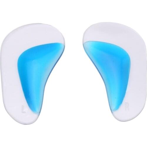 Children Flatfoot Correction Shoe Gel Pads Foot Massager Arch Support Insoles Orthopedic Silicone Insert Cushion Pads