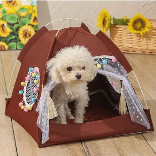 Summer Cat Bed House Cat Tent Nest Kennel Pet Beds for Dog Cat House Dog Bed Dog House Pet Products Teepee Cama Para Gato