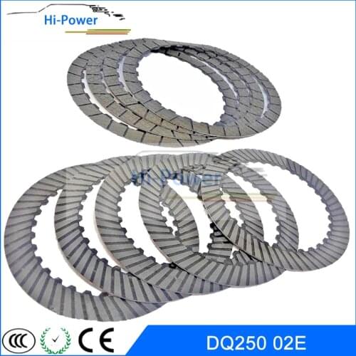 DQ250 DSG 02E O2E Transmission Friction Plate Clutch for VW Clutches Friction Clutch Kit High Energy Turbo Track