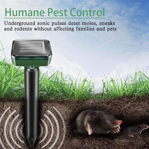 New Solar Energy Rat Repellent Vibration Ultrasonic Rat Repellent Farm Outdoor Electronic Led Farm Snake Repellent Device