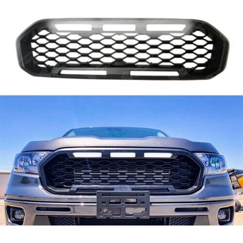 Raptor radiator grille Fit For RANGER 2019-2021 T8 PX MKIII MK3 XL XL+ XLS XLT Limited Pickup Trucks front racing grill grille
