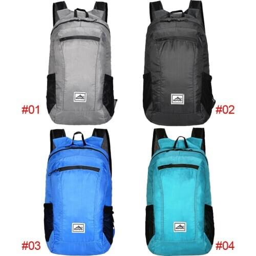 Unisex 20L Foldable Cycling Backpack Breathable Ultra Light Waterproof Shoulder Strap Bag For Outdoor Camping Hiking Storage Bag