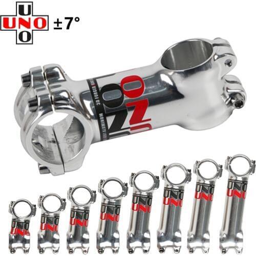 UNO Bicycle Stem Mountain Road Bike Stem Ultralight Stem 31.8mm Handlebar Stem 7 Degree 60 70 80 90 100 110 120 130mm Bike Stem