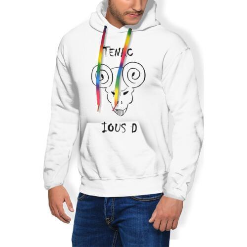 Tenacious D Hoodie Tenacious D Hoodies Oversized Long Sleeve Pullover Hoodie Polyester Popular Mens Hoodies