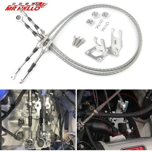 High Quality RSX Shifter Cables & Trans Bracket K20 K20A K24 K Swap Series EG EK DC2 Race