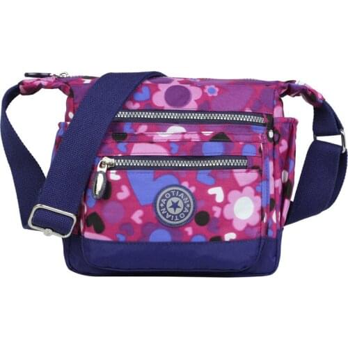 Women Messenger Bags Small Bags Fabric Handbag Crossbody Nylon Bag Famous Brand Ladies Original Oxford Shoulder Bag Waterproof