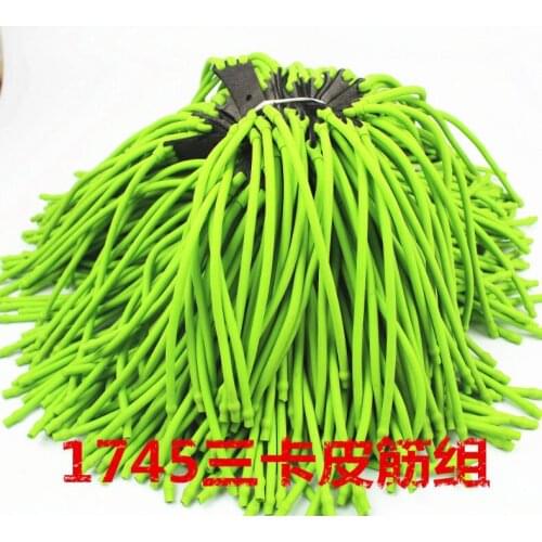 10pcs 1745 Slingshot Round Rubber Band For Hunting Catapult Velocity Elastic Bungee Rubber Band for Slingshot Outdoor Tools