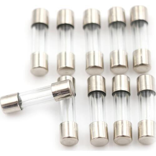 10pcs Slow Blow 1.6Amps Glass Tube Fuse 5mm x 20mm 1.6A T1.6A 250V