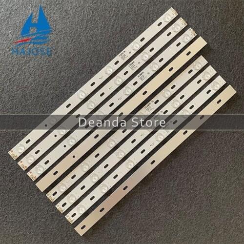 100% New 8pcs/kit LED Backlight strip 6+6 lamp For Konka 42"TV KL42GT618 35017849 35017855 35017848