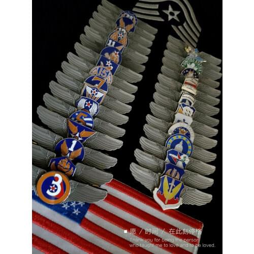 30pcs FULL SET WW2 Us USAF Army Air Force Military Pilot Wing Metal Insignia Pin