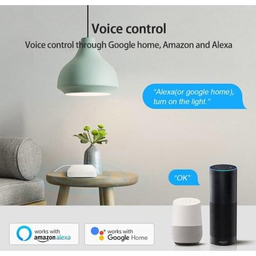 1pc Home Bridge Smart Life APP Wireless Tuya ZigBee Smart Gateway Hub Smart Remote Controller Works With Smart Wifi Switch Touch