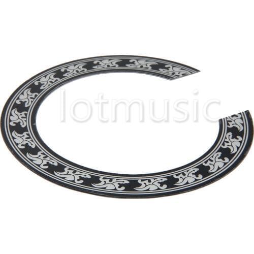Large Adhesive Guitar Rosette Soundhole Rosette Soft 10cm Inner Diameter