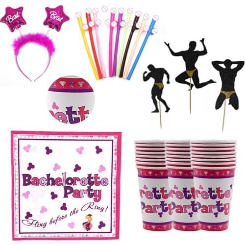 Hen Night Bachelor Party Various Supplies Team Bride To Be Wedding Shower Hen Decorations Bachelorette Party Supplies