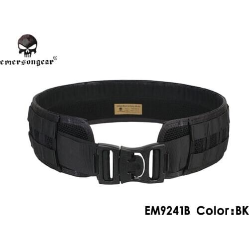 Emersongear MOLLE Load Bearing Utility Belt Airsoft Combat Belt Black EM9241